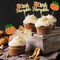 24Pcs Little Pumpkin Cupcake Toppers Glitter Baby Shower Fall Theme